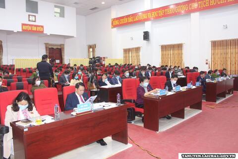 Khai mạc Kỳ họp thứ năm HĐND huyện Tân Uyên khóa XXI, nhiệm kỳ 2021-2026