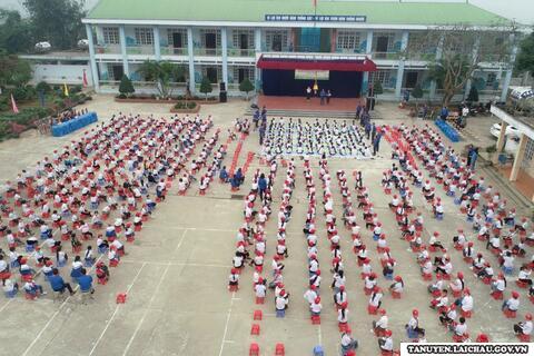 Trường Tiểu học xã Trung Đồng: Sôi nổi Ngày hội “Thiếu nhi vui khỏe”