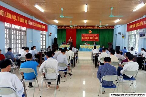 Trung Đồng: Tổ chức Kỳ họp thứ sáu HĐND xã khóa XXI, nhiệm kỳ 2021 - 2026