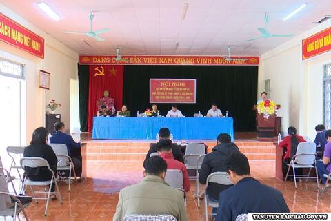 Đại biểu HĐND tỉnh, HĐND huyện tiếp xúc cử tri tại các xã Tà Mít, Nậm Sỏ, thị trấn Tân Uyên 