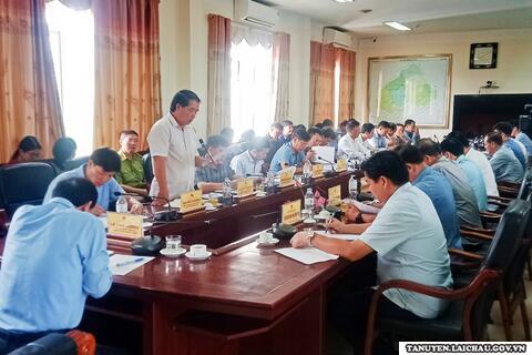Đoàn công tác UBND tỉnh Lai Châu làm việc với huyện Tân Uyên