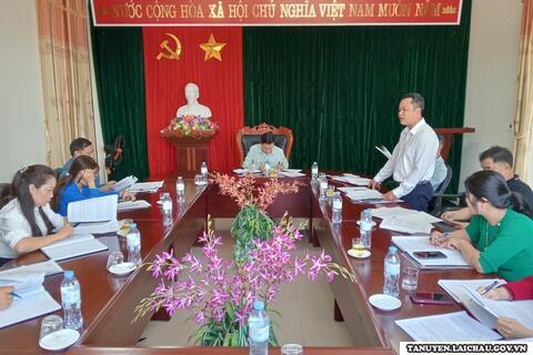 UBND huyện Tân Uyên: Họp triển khai Kế hoạch, Điều lệ Giải Việt dã huyện Tân Uyên lần thứ XIV năm 2024