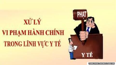Quyết định xử phạt vi phạm hành chính trong lĩnh vực Y tế
