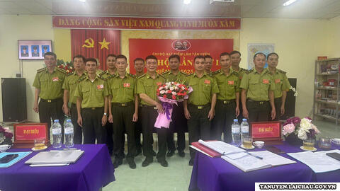 Đại hội Chi bộ Hạt Kiểm lâm huyện Tân Uyên lần thứ II, nhiệm kỳ 2025-2027 thành công tốt đẹp