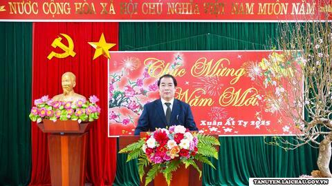 Lời chúc mừng năm mới Tết Nguyên đán Ấ Tỵ năm 2025 của Chủ tịch UBND huyện Tân Uyên