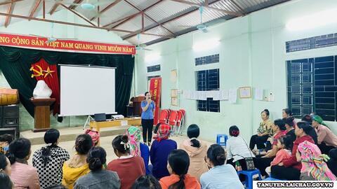 Liên ngành tố tụng huyện Tân Uyên phối hợp  tuyên truyền phổ biến giáo dục pháp luật năm 2023