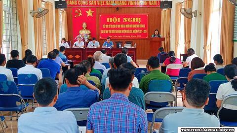 Tiếp xúc cử tri tại thị trấn Tân Uyên, xã Mường Khoa, Phúc Khoa