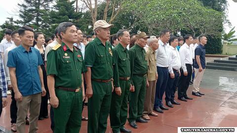 Huyện Tân Uyên: Dâng hương tưởng niệm các anh hùng liệt sĩ