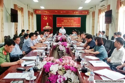 Hội nghị triển khai nhiệm vụ diễn tập phòng thủ huyện Tân Uyên