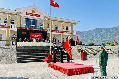 Trung đoàn 880 - Bộ CHQS tỉnh Lai Châu đã tổ chức Lễ tuyên thệ Chiến sĩ mới năm 2023