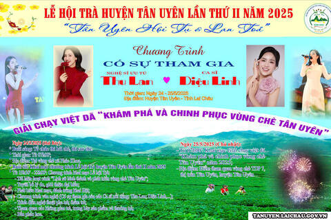 Lễ hội Trà huyện Tân Uyên lần thứ II gắn với Giải chạy việt dã “Khám phá vùng chè Tân Uyên” năm 2025
