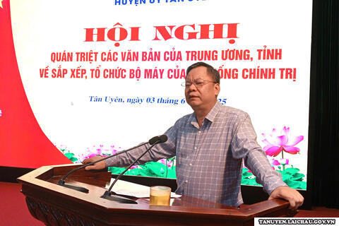 Huyện ủy Tân Uyên: Hội nghị Ban Chấp hành Đảng bộ huyện khóa XVIII, nhiệm kỳ 2020- 2025 (mở rộng).