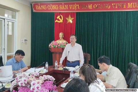 Hội nghị lần thứ nhất Ban chấp hành Đảng ủy xã Tân Uyên