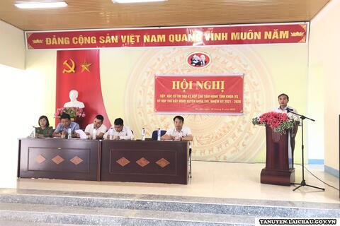 Đoàn Đại biểu HĐND tỉnh, huyện tiếp xúc cử tri tại huyện Tân Uyên