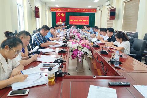 Hội nghị Ban chấp hành Đảng ủy xã Tân Uyên