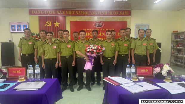 Đại hội Chi bộ Hạt Kiểm lâm huyện Tân Uyên lần thứ II, nhiệm kỳ 2025-2027 thành công tốt đẹp