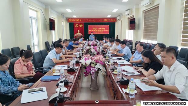 Hội nghị đánh giá tình hình thực hiện Nghị quyết số 15-NQ/TU  6 tháng đầu năm năm 2025